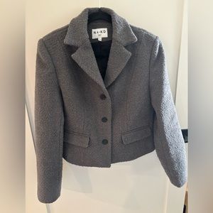 NA-KD Wool Blend Short Blazer